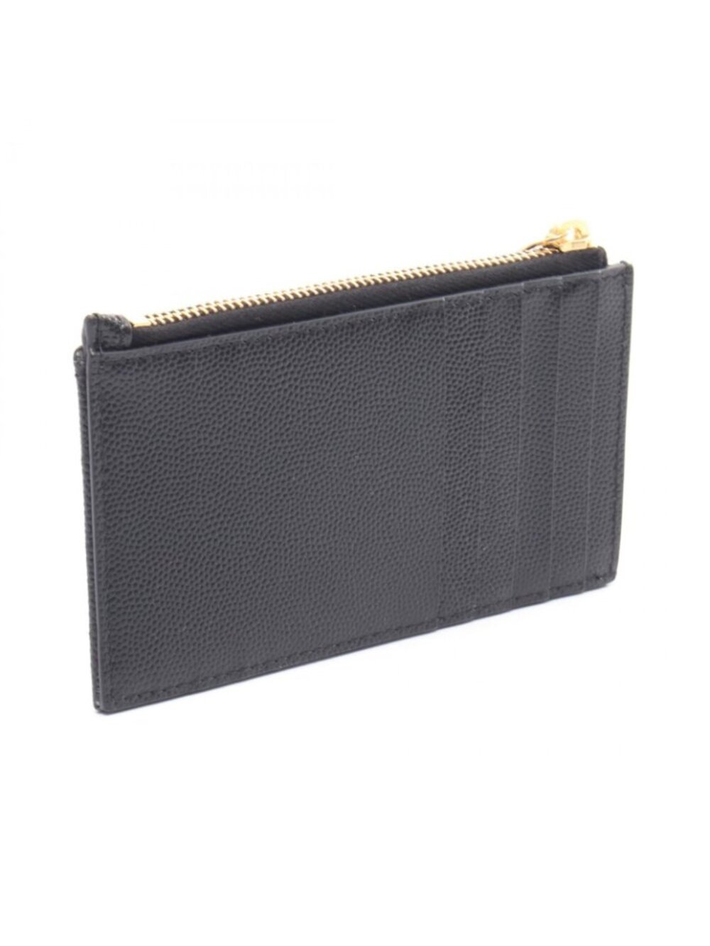 Saint Laurent Paris Coin Case Monogram Fragment Zip Card Leather - Picture 2 of 4